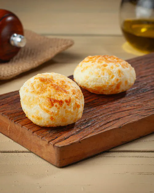 Mini pão de queijo congelado 20g para coffee break