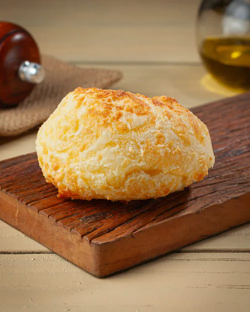 Pão de queijo tradicional 90g tamanho lanche congelado